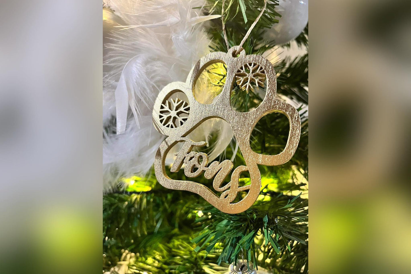 Ornament pootje met naam