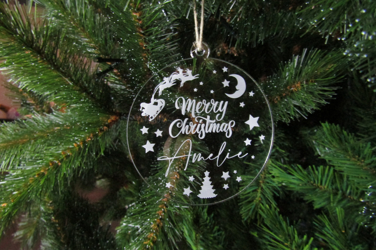 Ornament met naam - Plexi 2