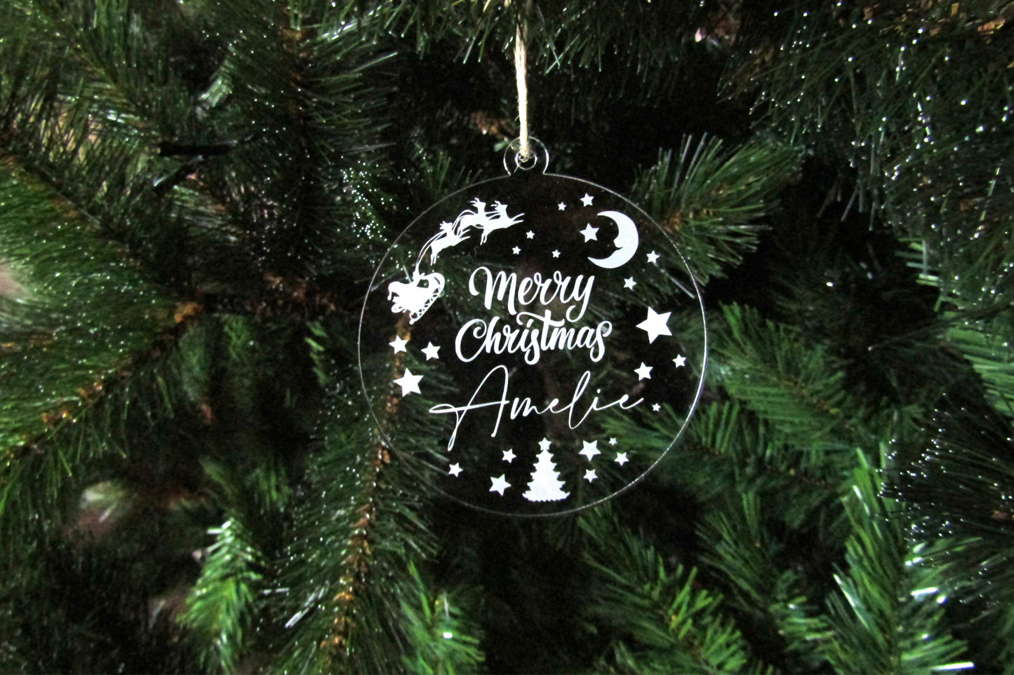 Ornament met naam - Plexi 2
